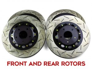 front and rear rotors