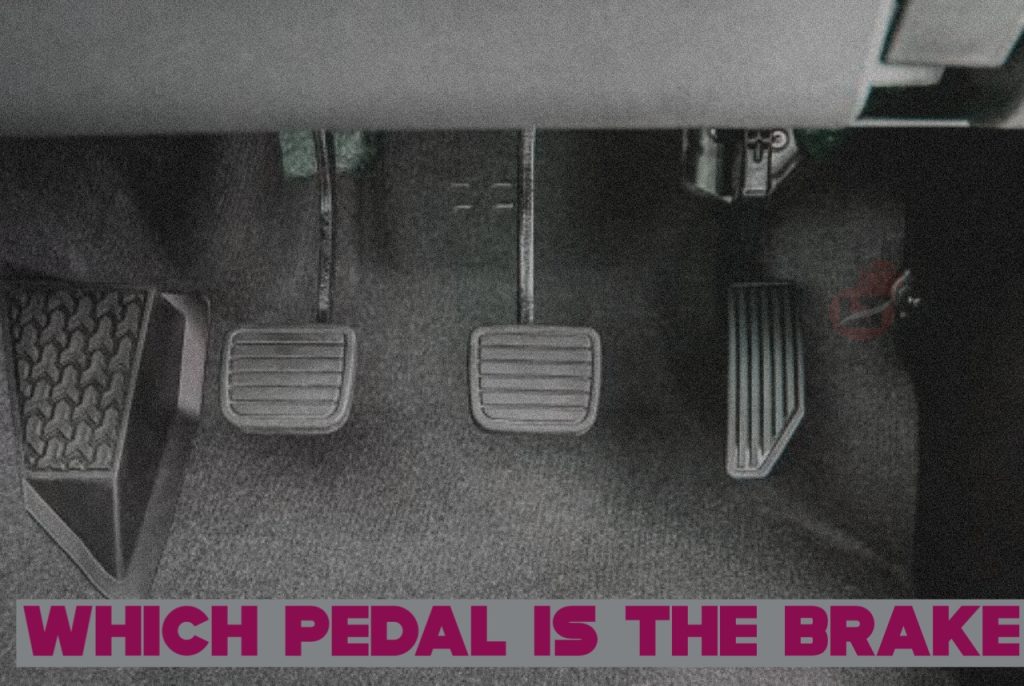 Which Pedal is the Brake in a manual Car