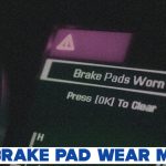 Check brake pad wear mercedes